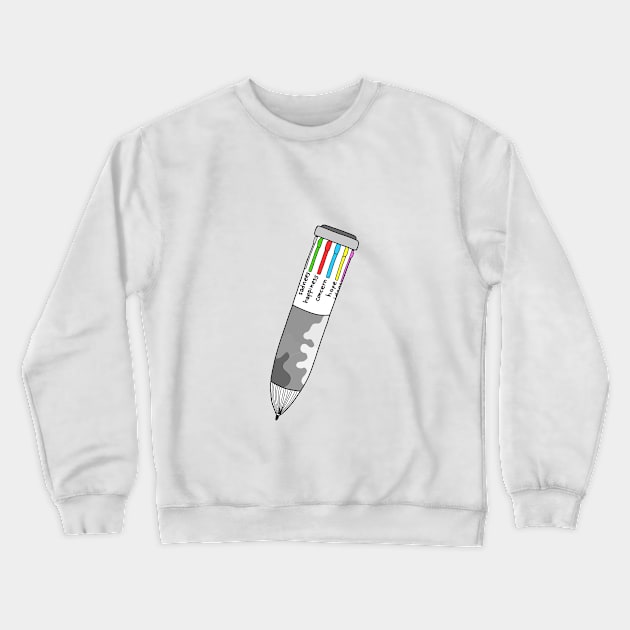 Pencil of emotion Crewneck Sweatshirt by DarkoRikalo86